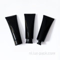 Zwarte plastic fles aangepaste lege roomlotionbuis